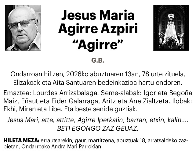 Jesus Maria Agirre 2x2