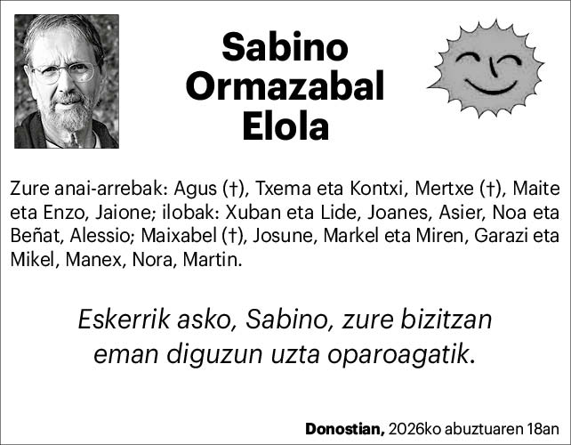 Sabino Ormazabal Elola 2