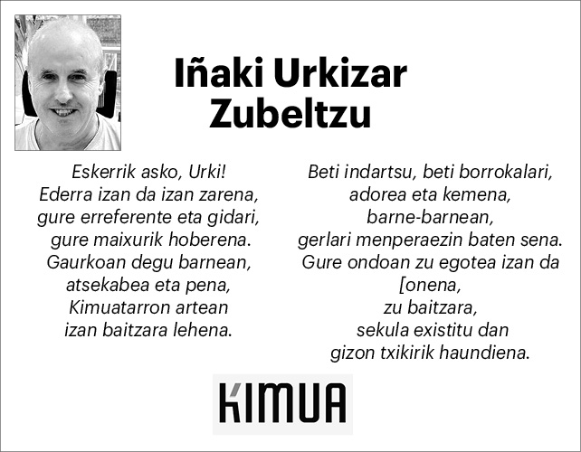 Iñaki Urkizar 2x2 KIMUA