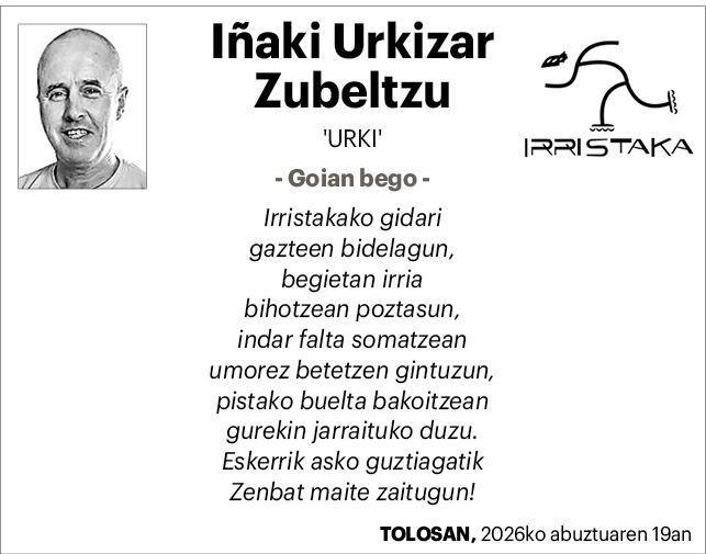 Iñaki Urkizar 2x2 Irristaka