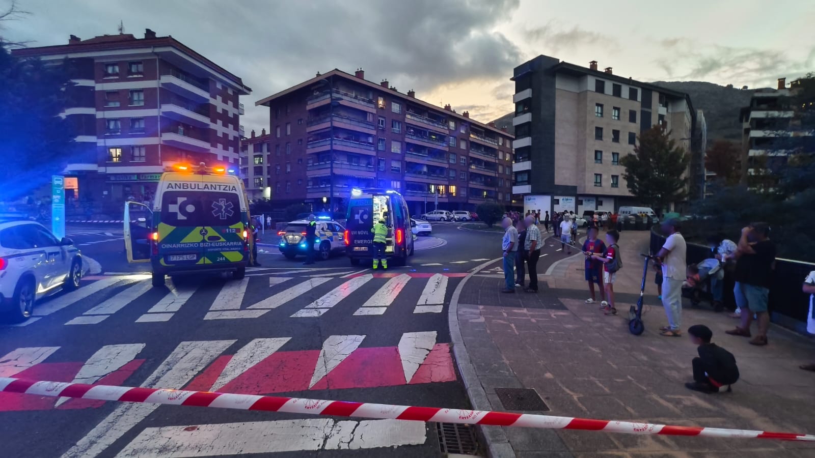 Tiroketa gertatu den lekua, Azpeitian. URTZI OTEIZA / GUKA