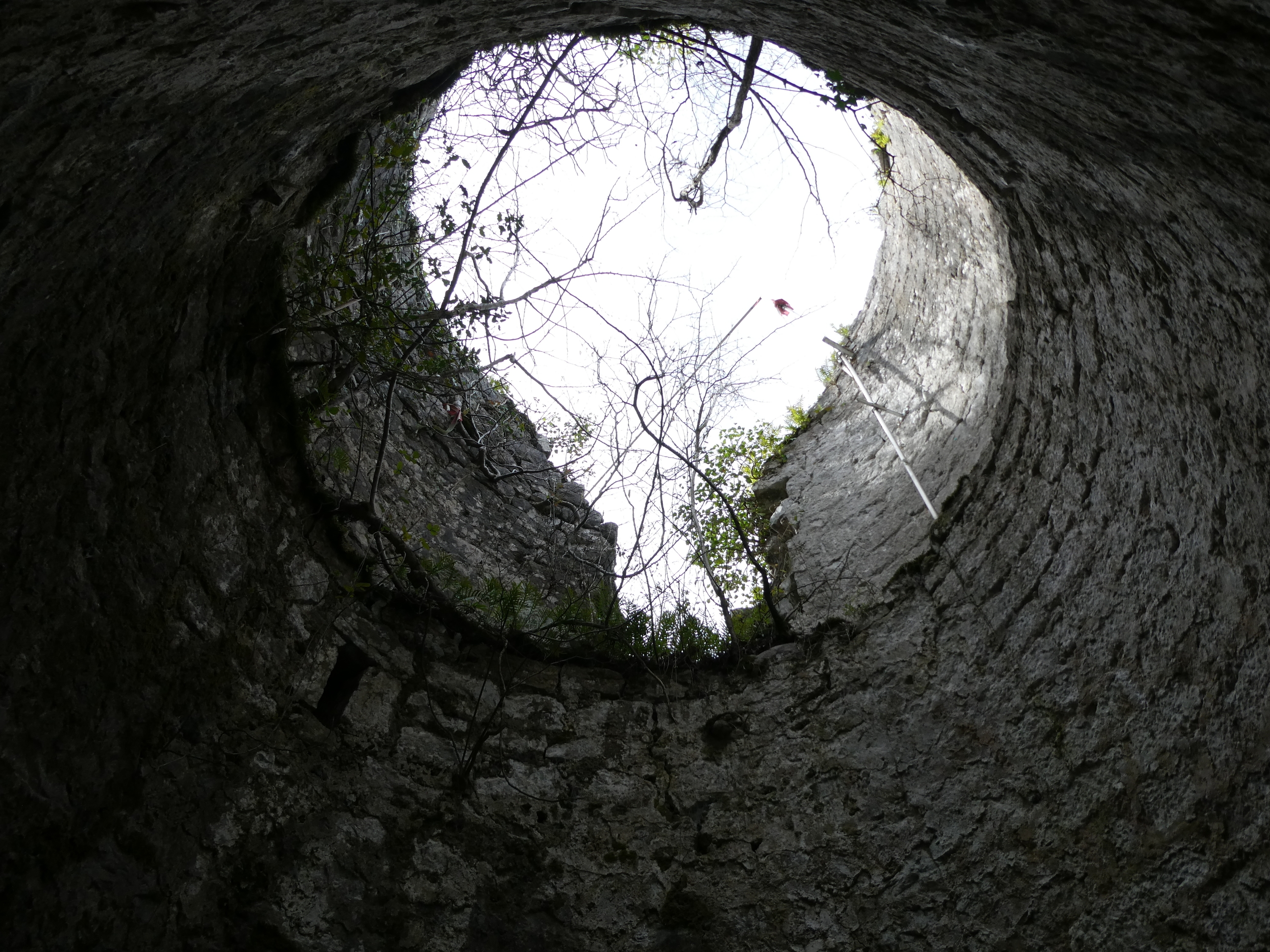 Rocaforteko gazteluaren barnealdea. ANTTON ARRIETA
