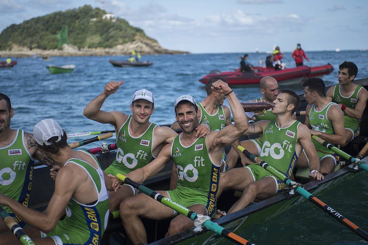 Hondarribia garaile izan da lehen jardunaldian. JUAN CARLOS RUIZ / FOKU