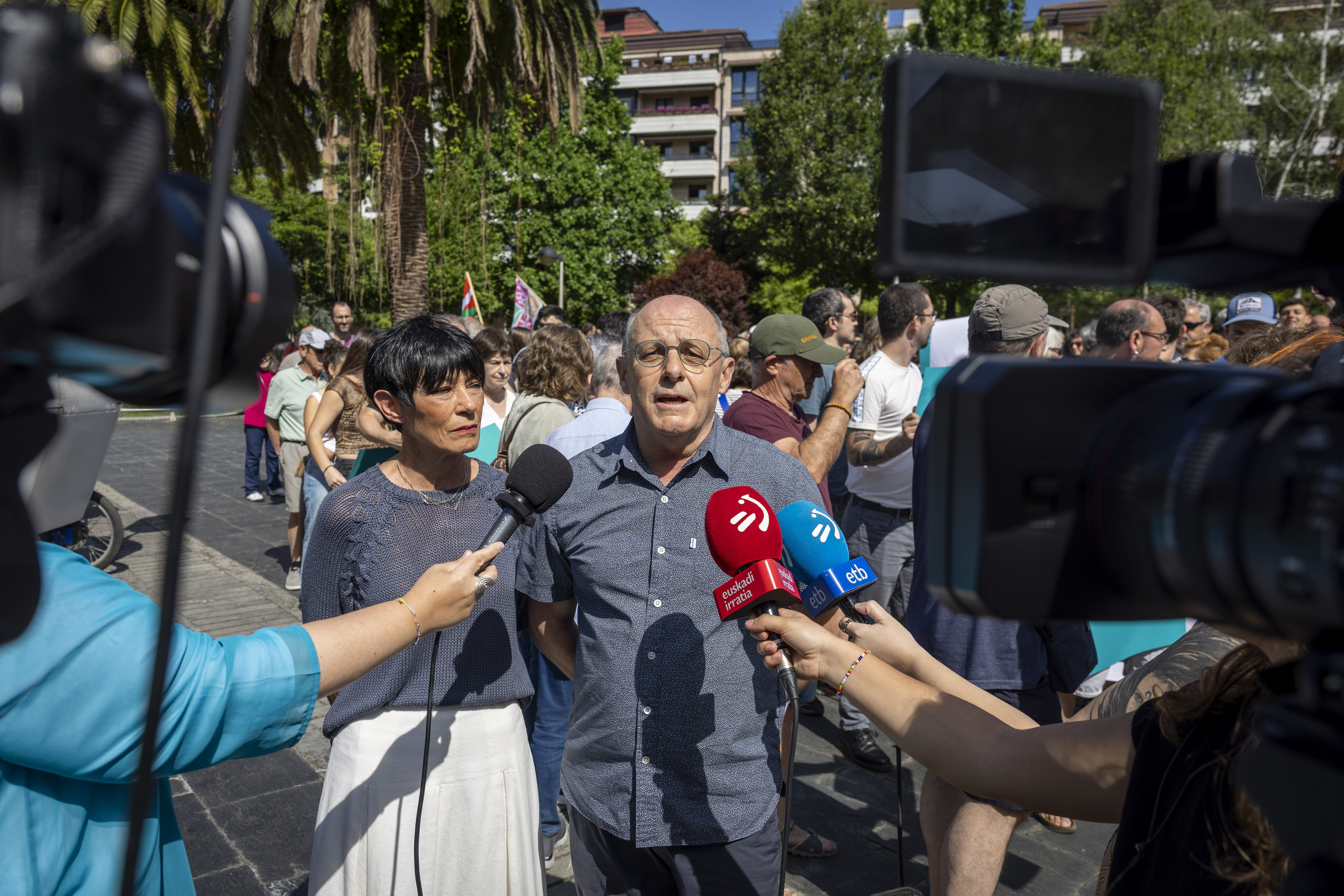 Juan Karlos Izagirre, ekainean. JAVIER ETXEZARRETA / EFE