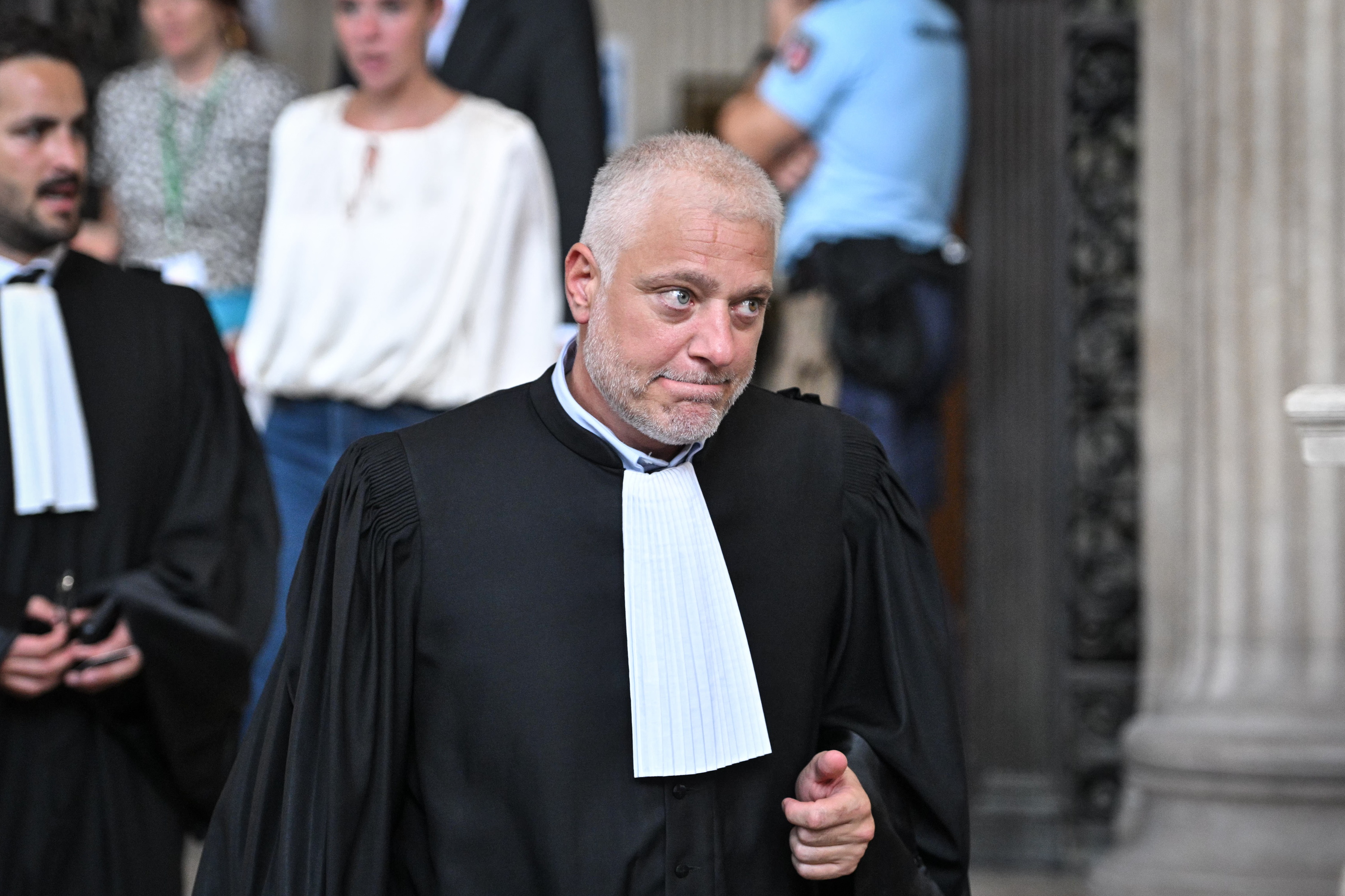 Xavier Nogueras, Loik Le Priolen abokatua. FIRAS ABDULLAH