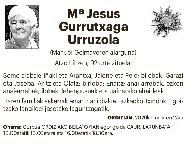 Mª Jesus Gurrutxaga 2x2