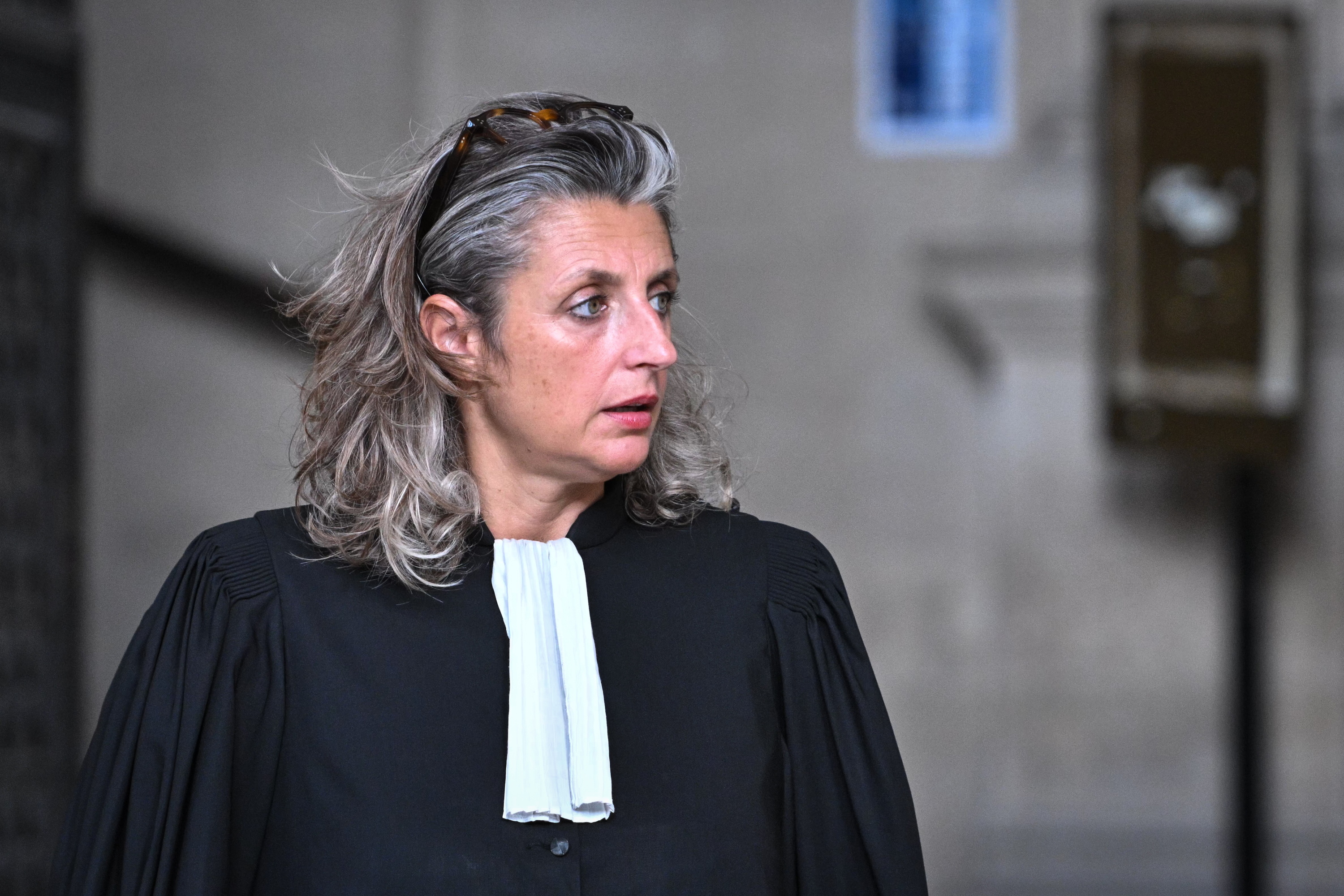 Veronique Massi abokatua, iragan astean, Parisko Krimen Auzitegian. FIRAS ABDULLAH / EFE