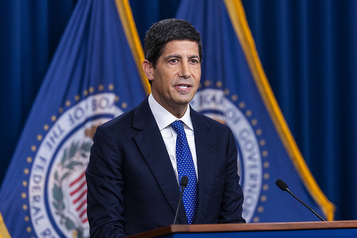 Kevin Warsh, gaur Washingtonen. JIM LO SCALZO / EFE