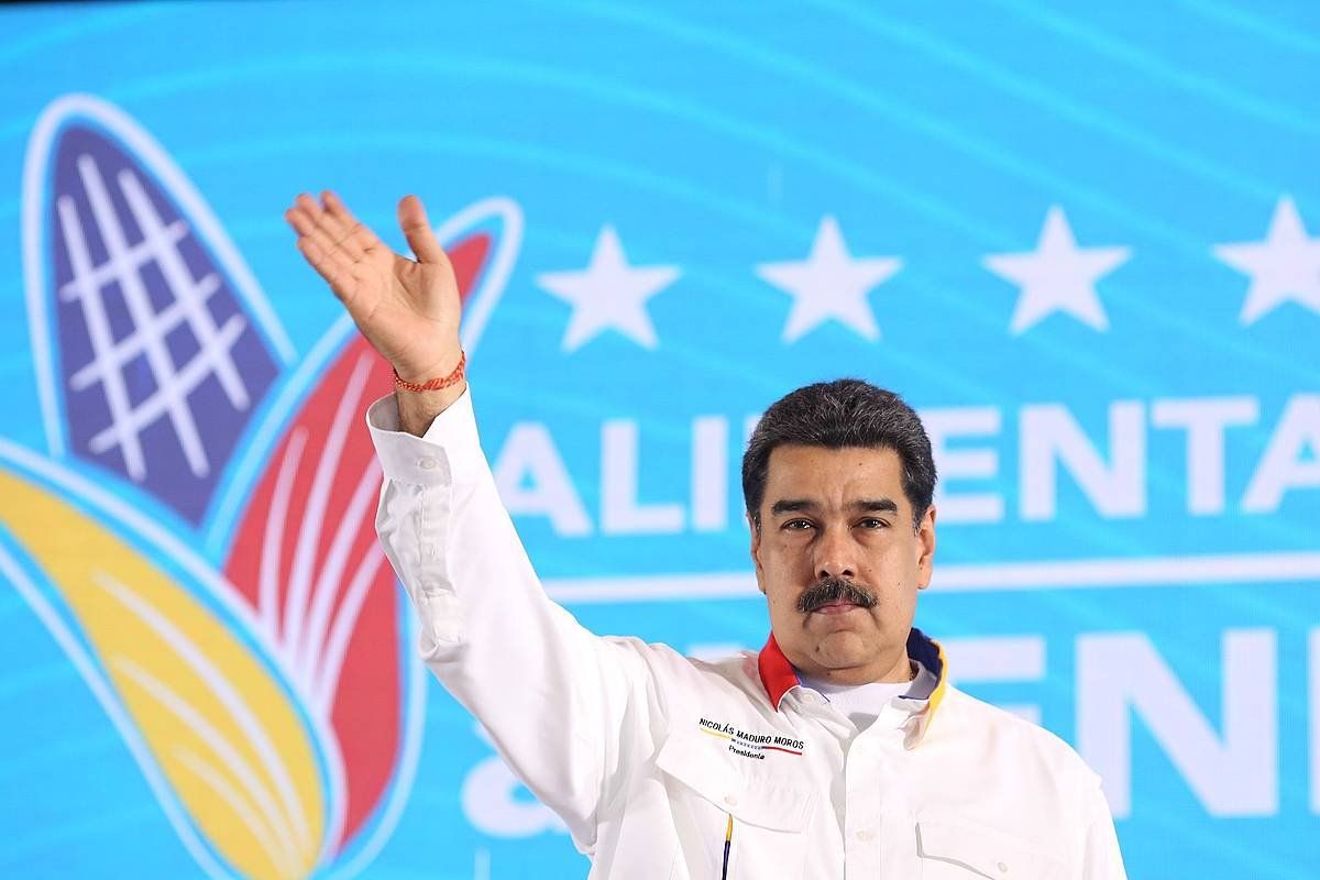 Nicolas Maduro Venzuelako presidentea, artxiboko irudi batean. EFE