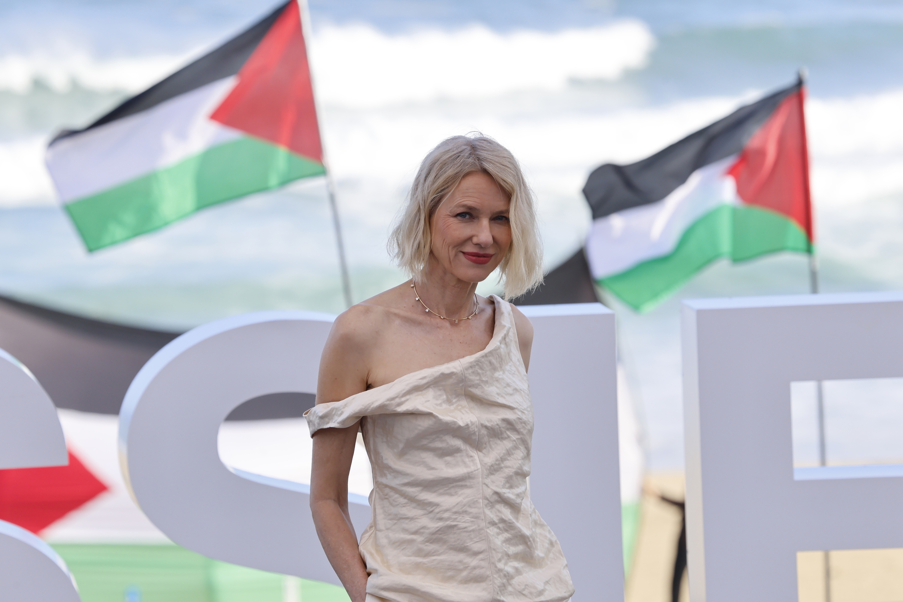 Naomi Watts aktorea, gaur, Donostiako 74. Zinemaldian. MAIALEN ANDRES / FOKU