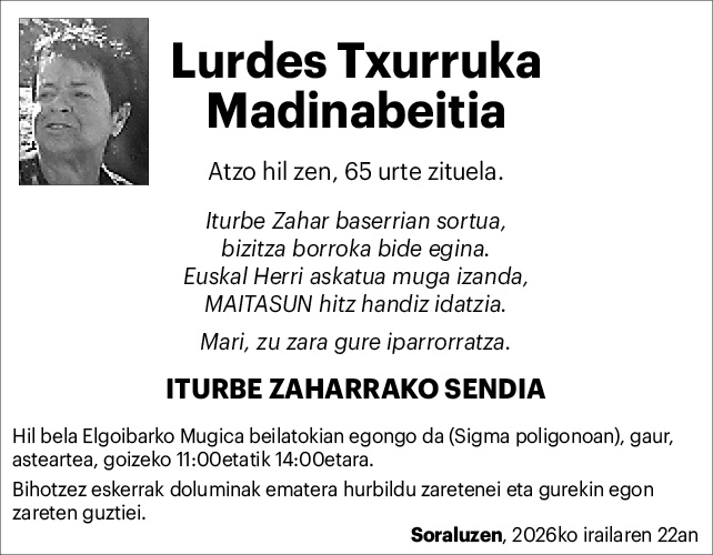 Lurdes Txurruka 2x2