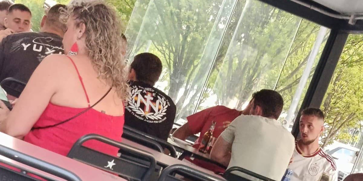 Eraso egin zieten militarrak Berriozarren, uztailaren 19an. BERRIA