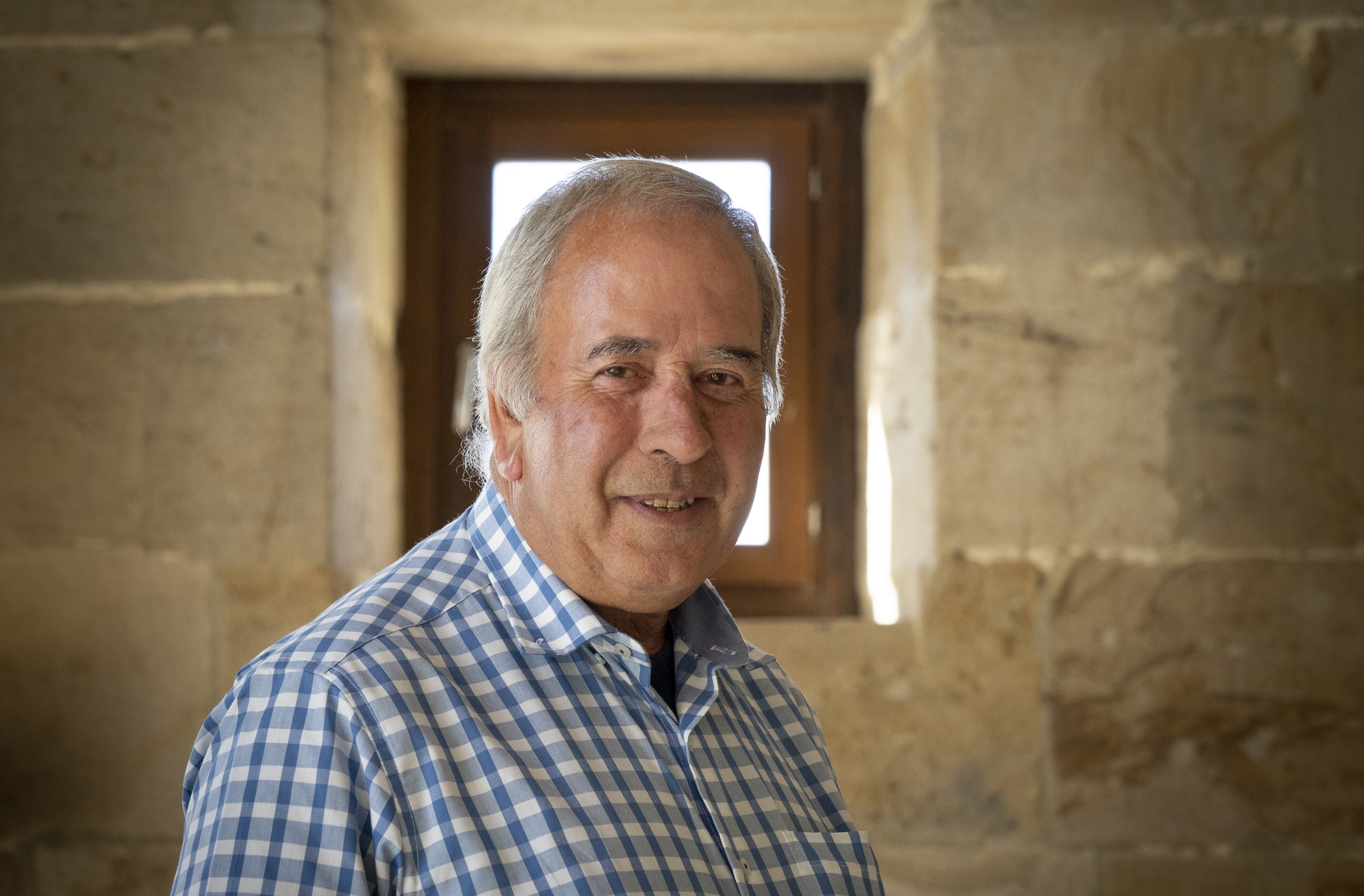 Rikardo Gonzalez de Durana, Argomaizko paradorean. RAUL BOGAJO / FOKU