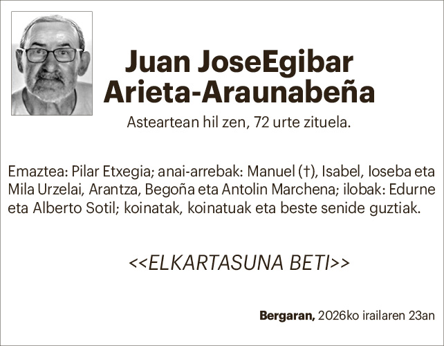 Juan Jose Egibar Arieta Araunabeña 2x2