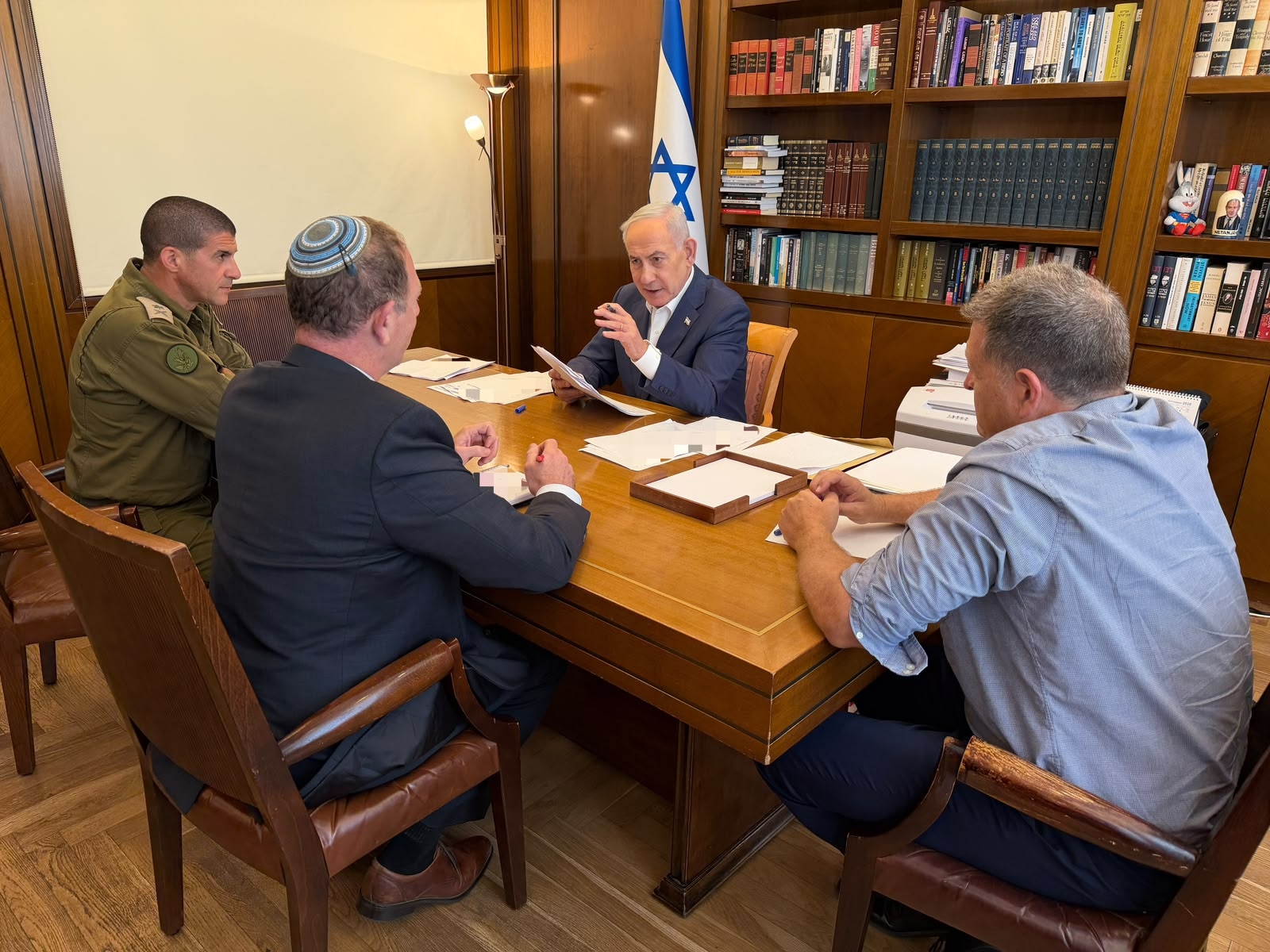 Netanyahu NBEren Batzar Nagusian ematekoa den hitzaldia prestatzen, atzo. EFE