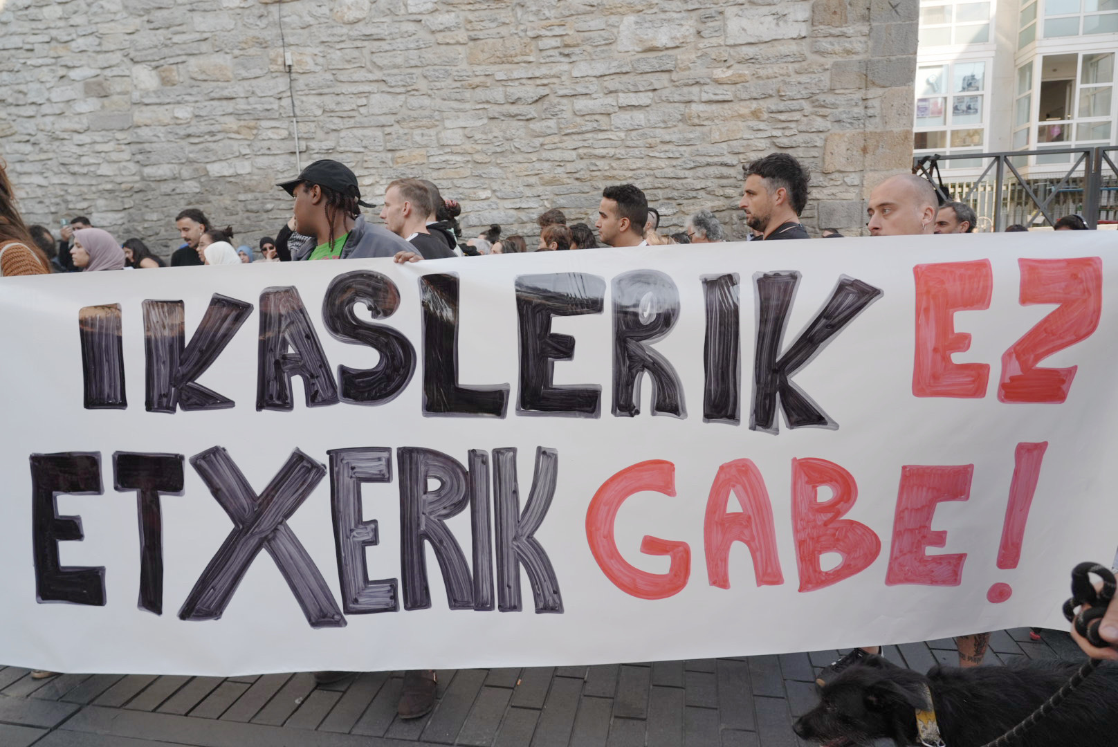 Gasteizko etxegabetzea salatzeko protesta. ENDIKA PORTILLO / FOKU