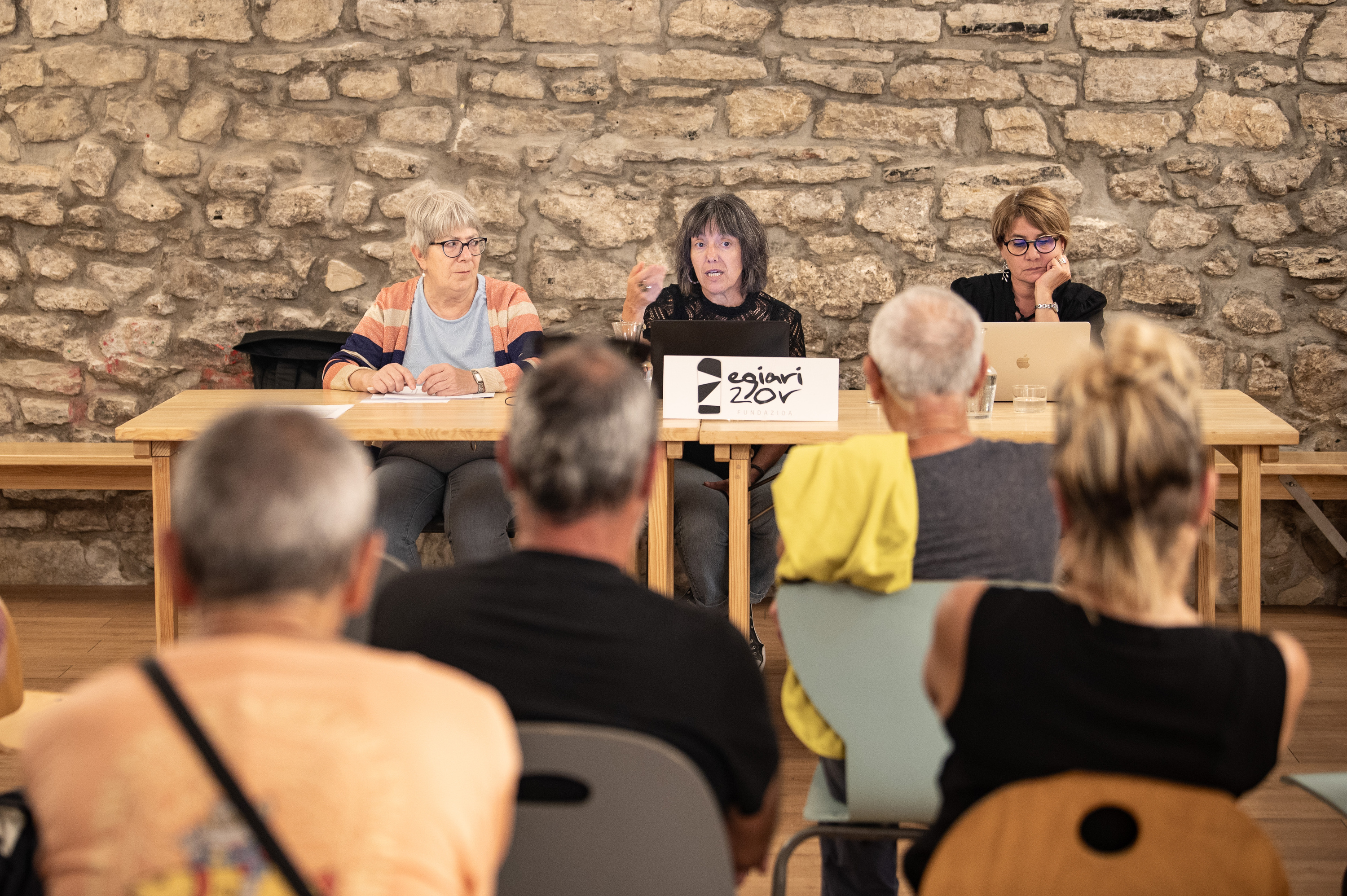 Egiari Zor taldearen sorrera batzarra, Baionan. PATXI BELTZAIZ