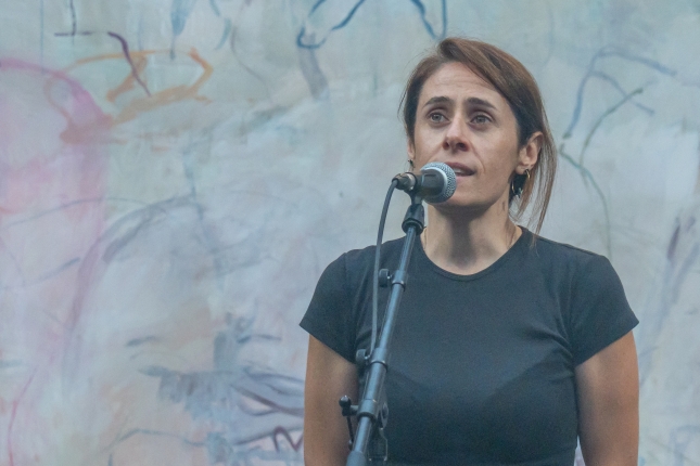 Maddalen Arzallus, Lekeition kantuan. ANDONI CANELLADA / FOKU Maddalen Arzallus, Lekeition kantuan. ANDONI CANELLADA / FOKU