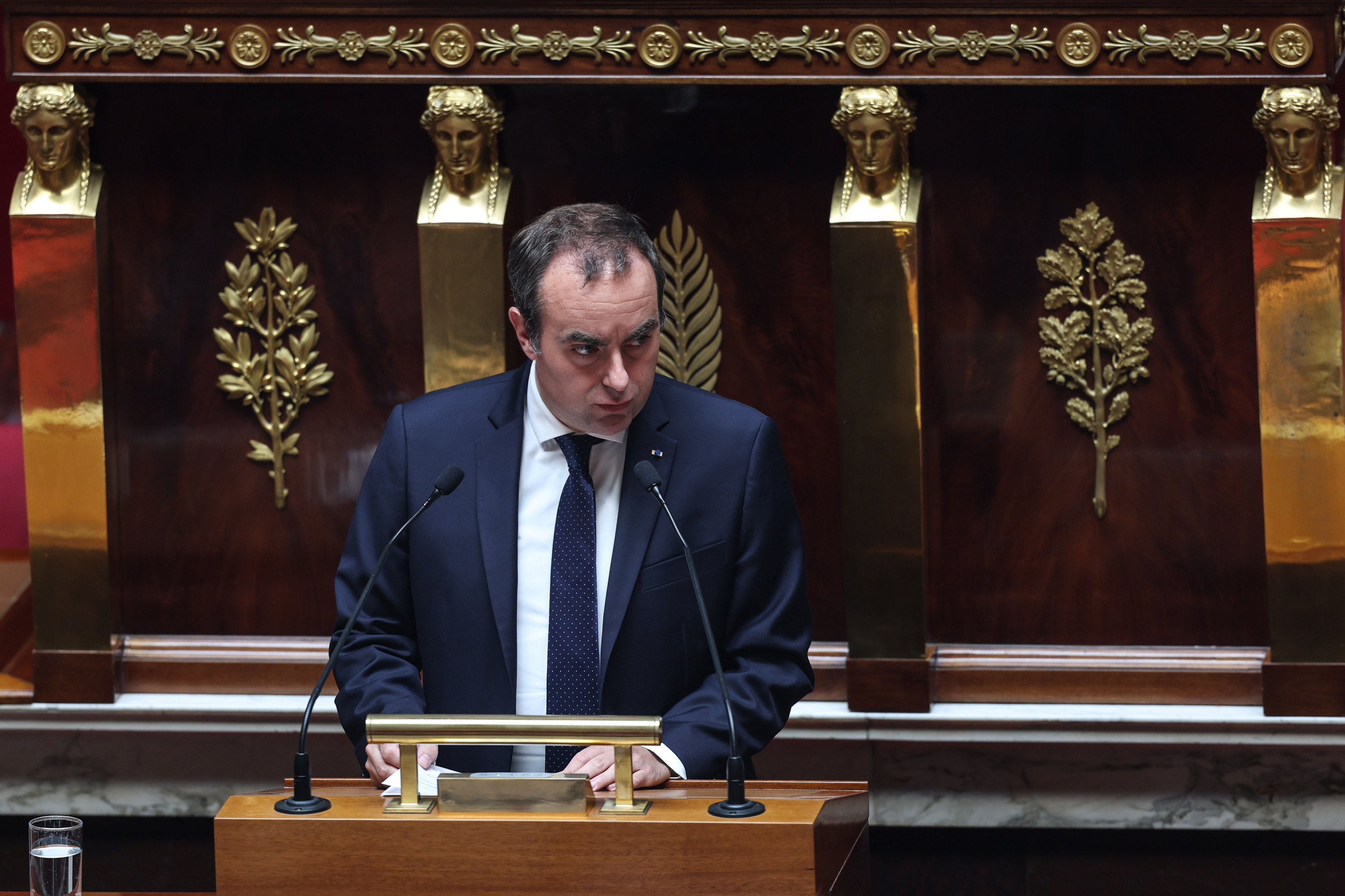 Sebastien Lecornu Frantziako lehen ministroa, artxiboko irudi batean. MOHAMMED BADRA / EFE