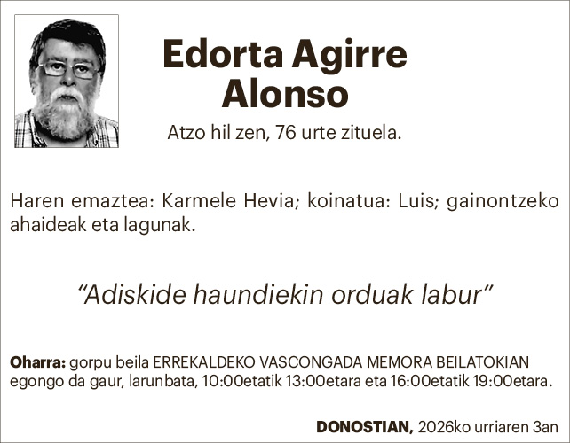 EDORTA AGIRRE ALONSO 2x2