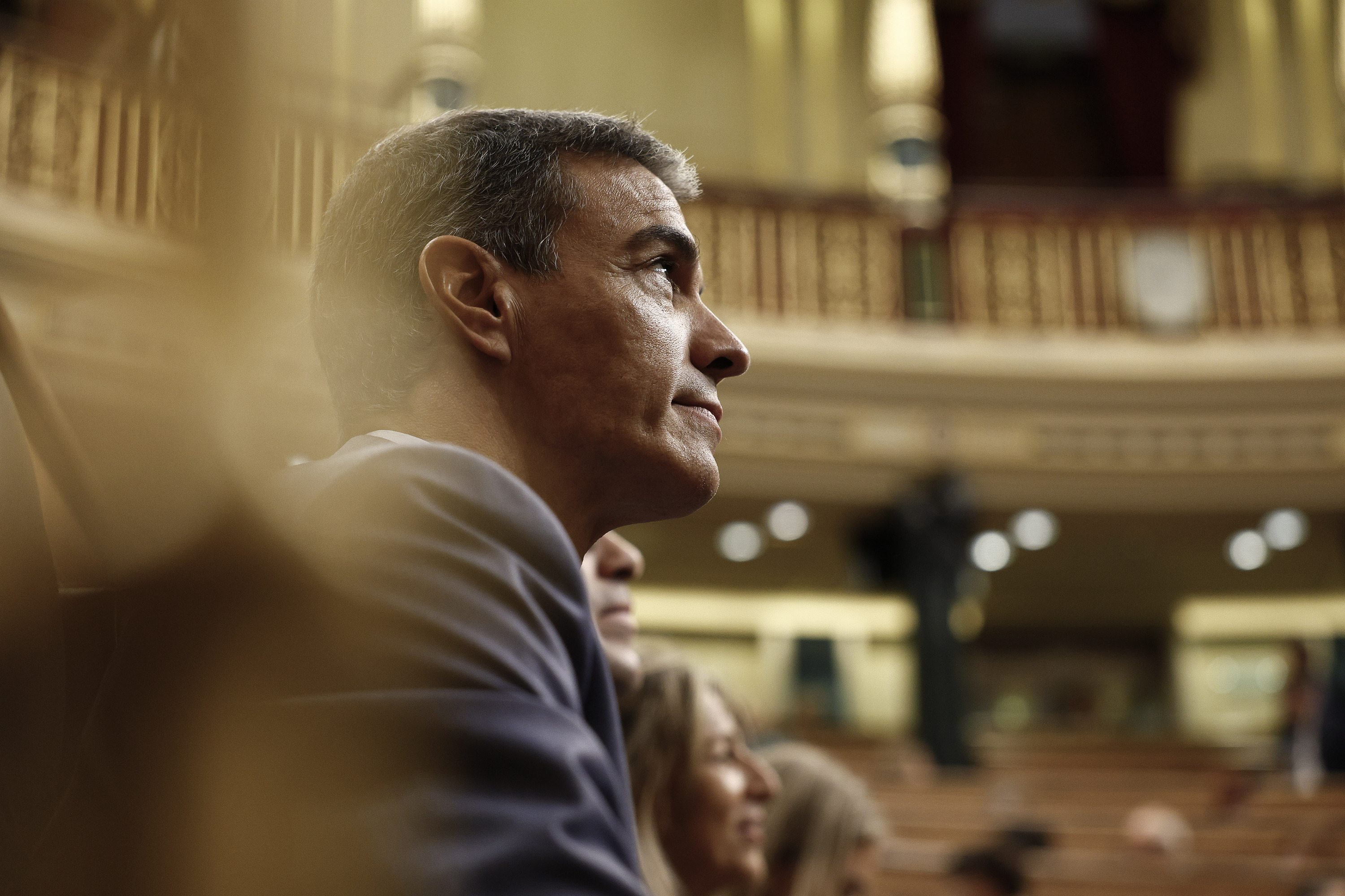 Pedro Sanchez Espainiako presidentea Diputatuen Kongresuan, irailean. RODRIGO JIMENEZ / EFE