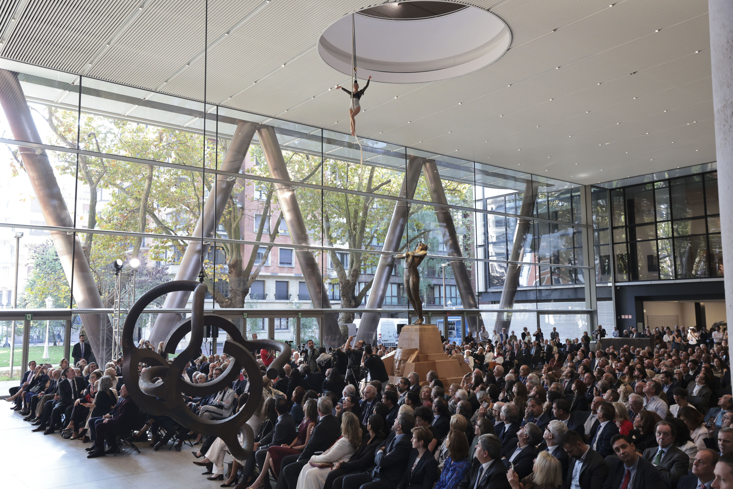 Bilboko Arte Ederren Museoeko irekiera ofiziala. LUIS TEJIDO / EFE