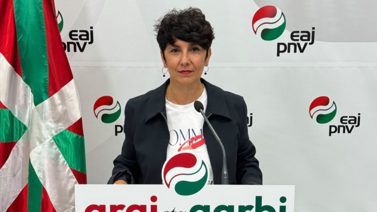 Maribel Vaquero EAJren eleduna Espainiako Kongresuan. EAJ