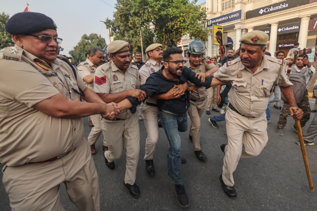 (ID_16522428) INDIA ELECTION PROTEST (ID_16522428) INDIA ELECTION PROTEST
