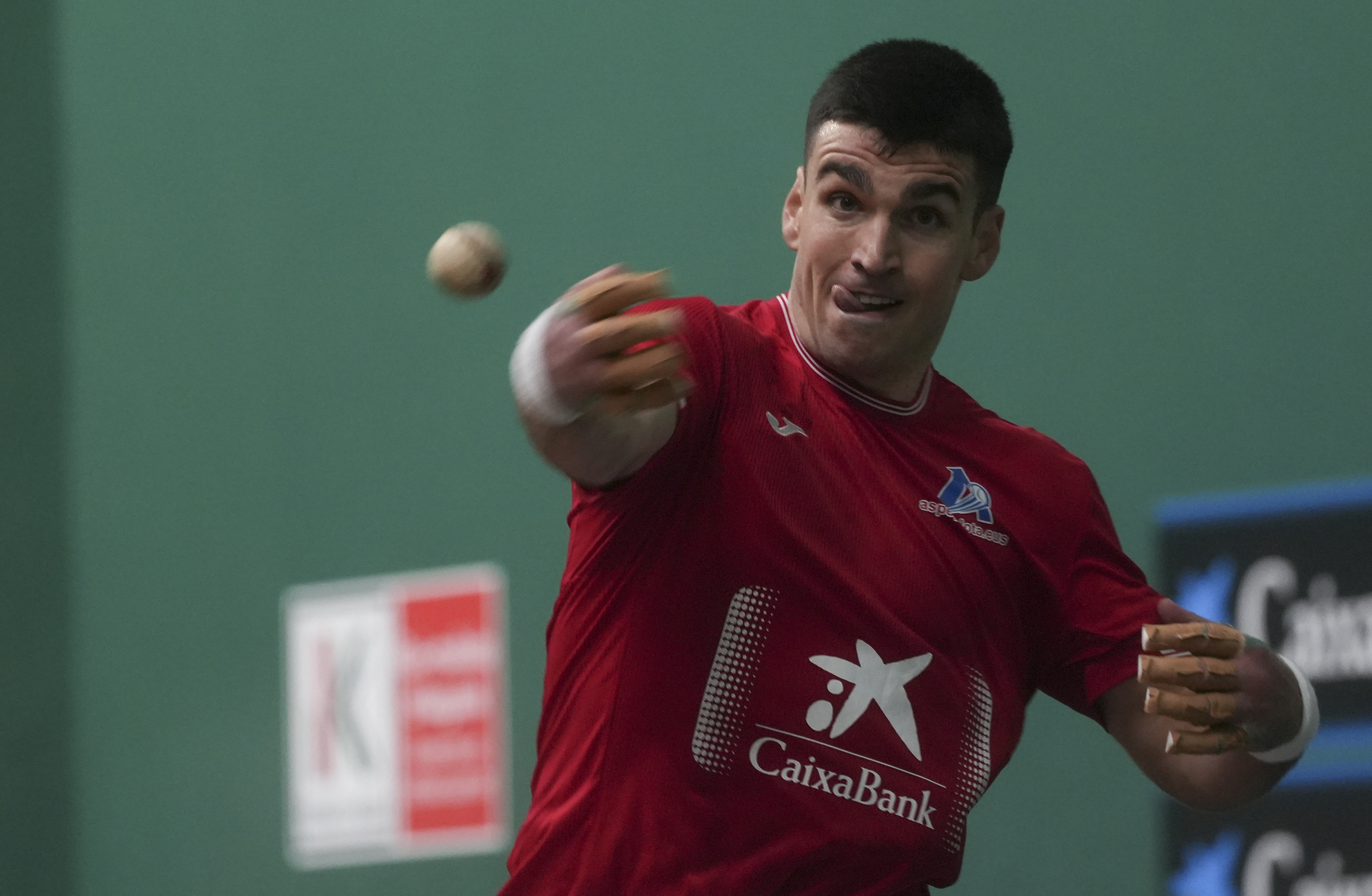 Ander Murua, maiatzean jokatutako B Serieko buruz buruko finalean. JAGOBA MANTEROLA / FOKU