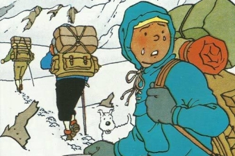 'Tintin Tibeten' albumeko bineta bat. BERRIA 'Tintin Tibeten' albumeko bineta bat. BERRIA