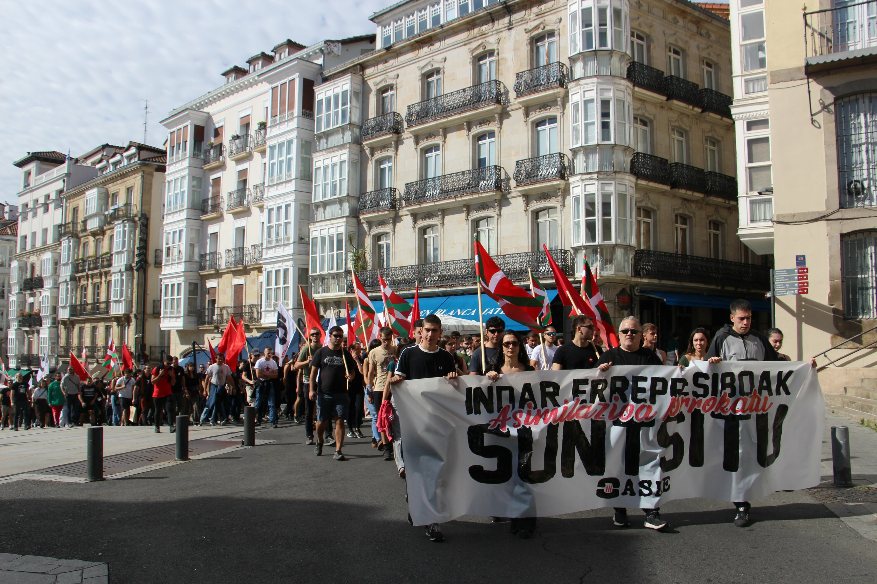Aske antolakundearen mobilizazioa gaur, Gasteizen. ASKE ANTOLAKUNDEA