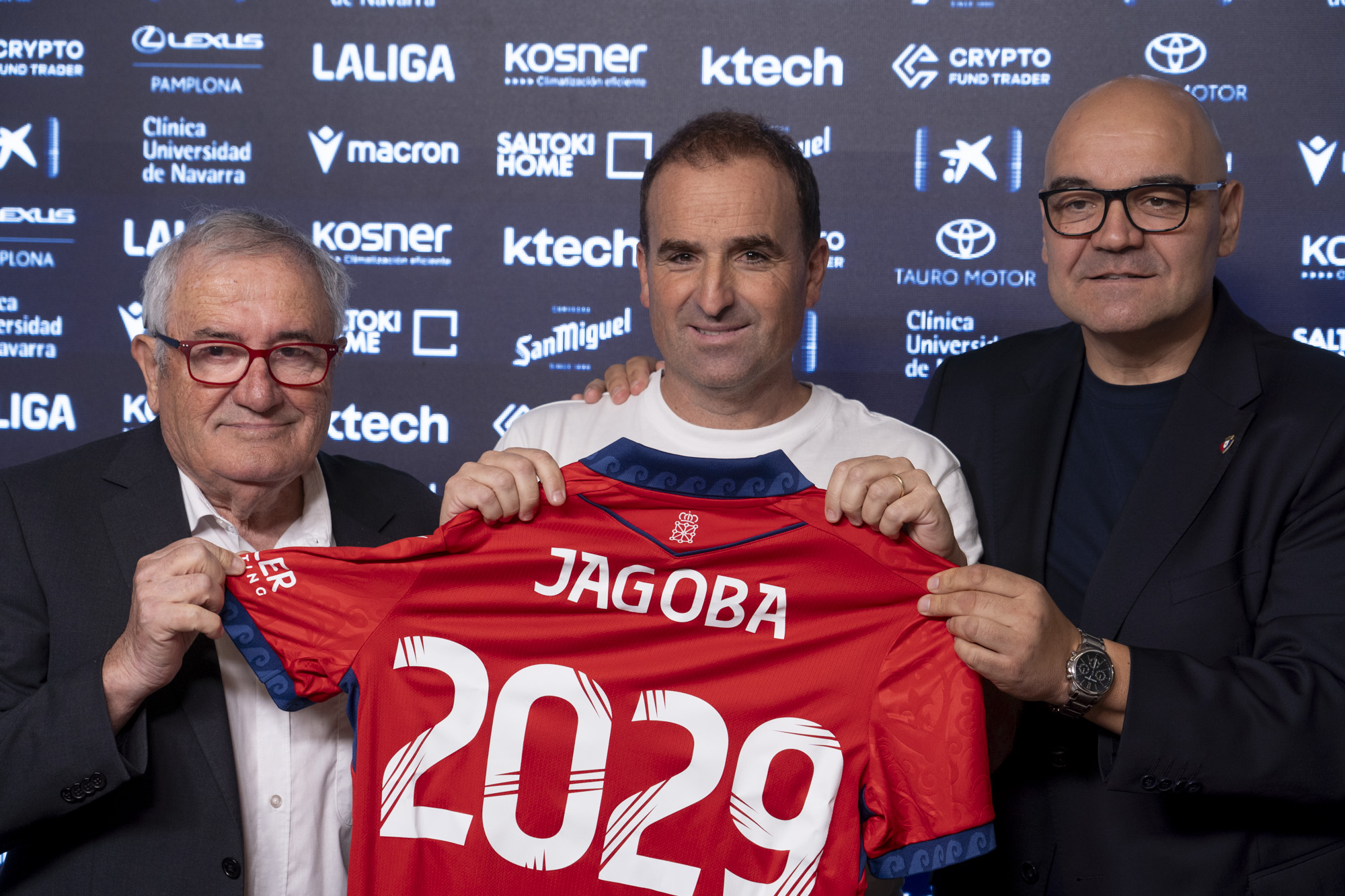 Luis Sabalza, Jagoba Arrasate eta Jose Antonio Prieto 'Cata'. IÑIGO URIZ / FOKU Luis Sabalza, Jagoba Arrasate eta Jose Antonio Prieto 'Cata'. IÑIGO URIZ / FOKU