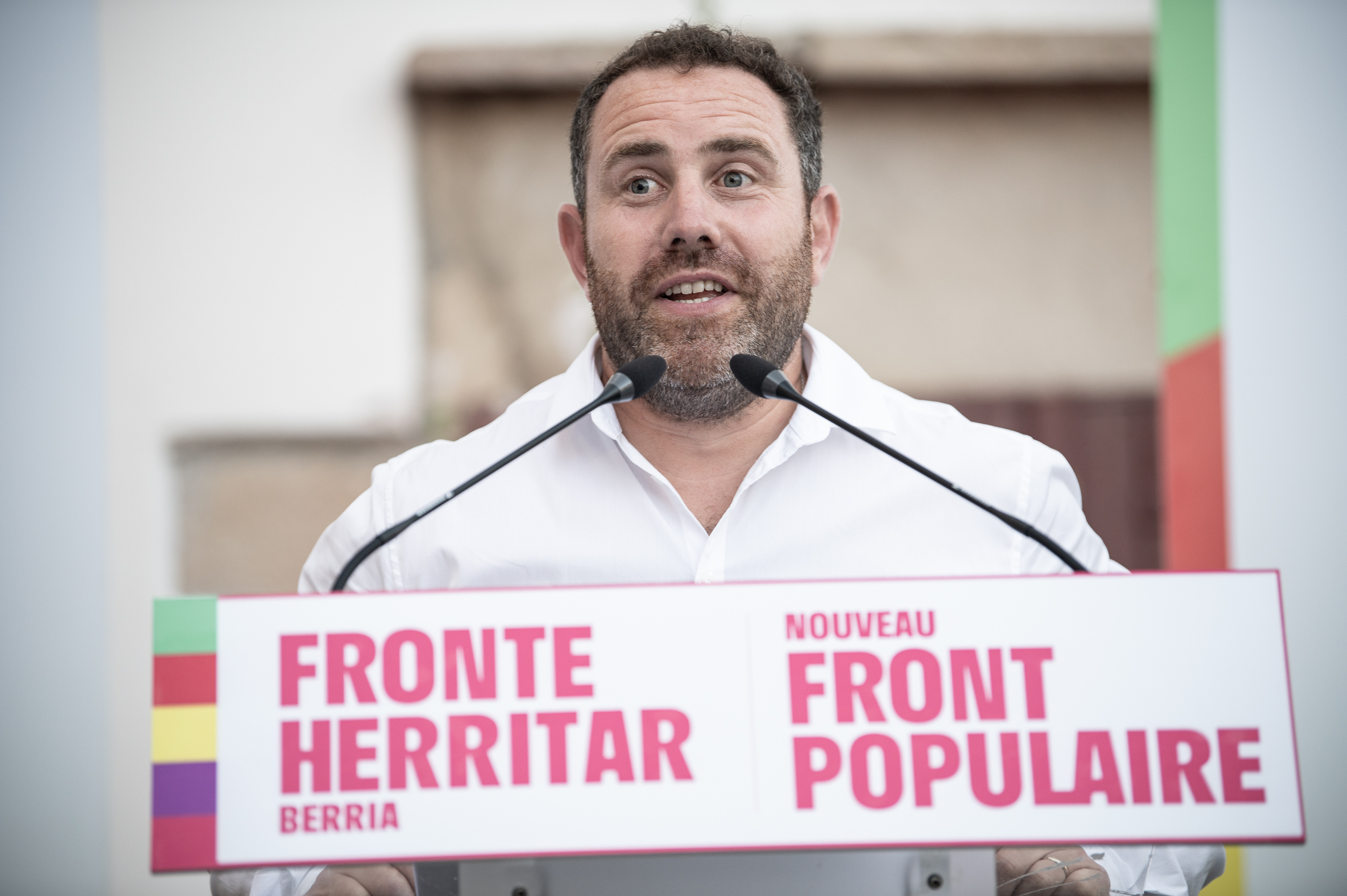 Peio Dufau, artxiboko irudi batean. PATXI BELTZAIZ
