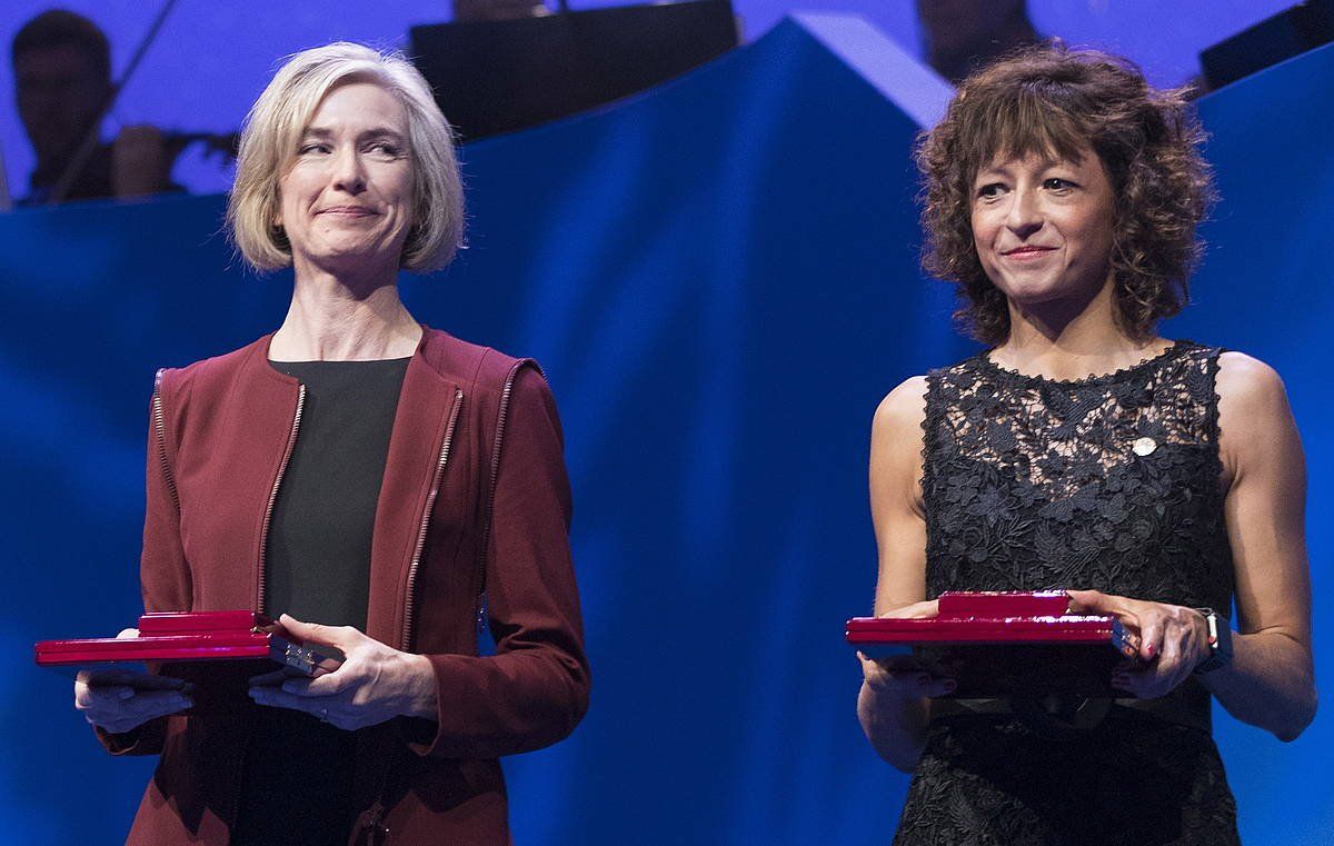 Doudna eta Charpentier, 2018ko argazki batean. BERIT ROALD / EFE