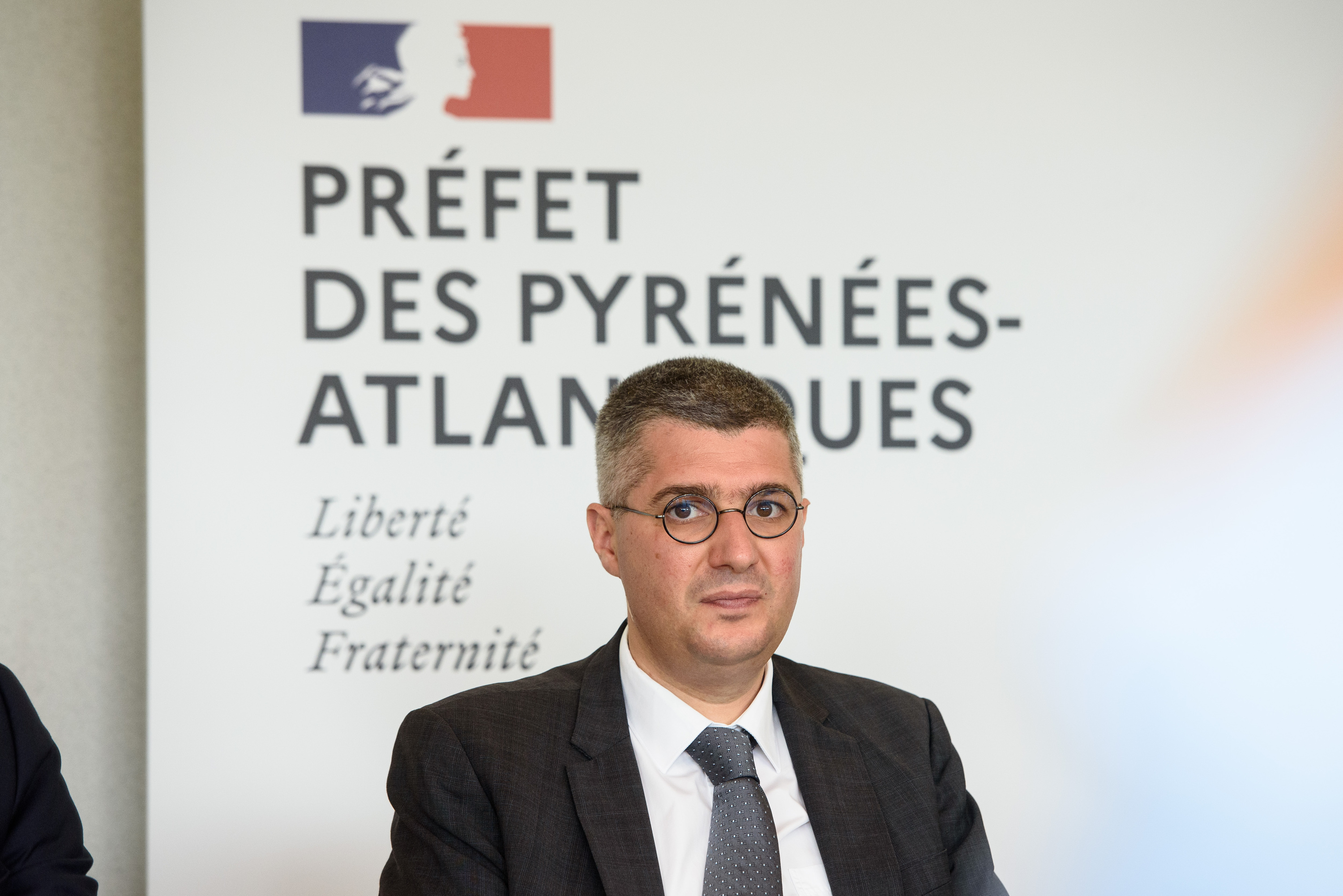 Mathieu Duhamel Baionako suprefeta, artxiboko argazki batean. GUILLAUME FAUVEAU