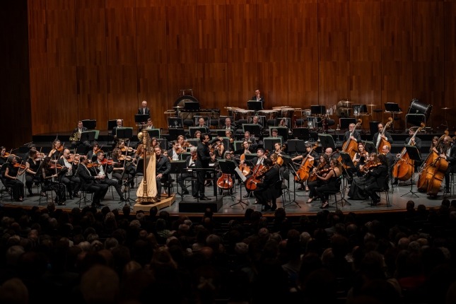 Euskadiko Orkestra, kontzertua eskaintzen. ORKESTRA Euskadiko Orkestra, kontzertua eskaintzen. ORKESTRA