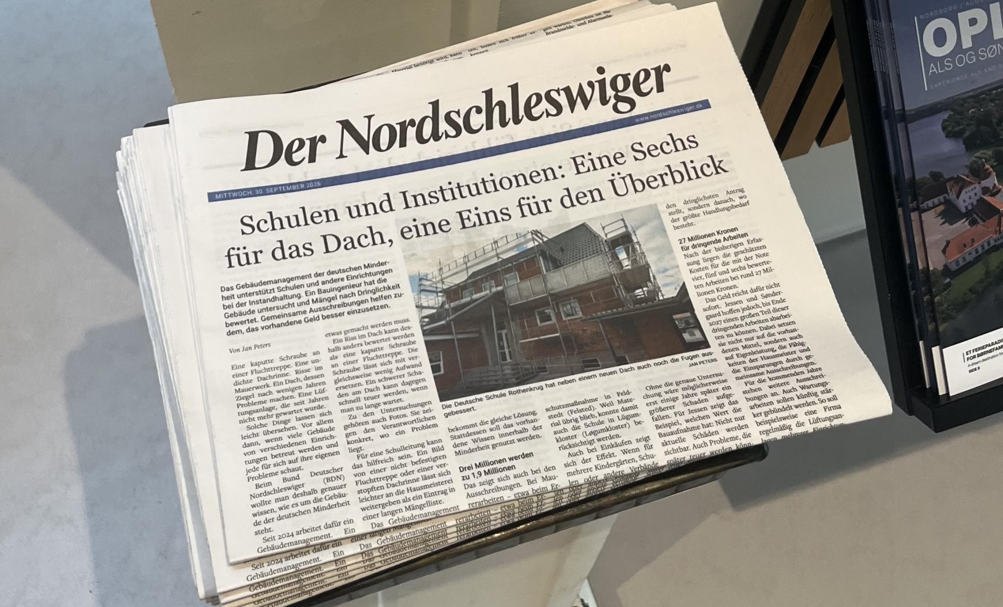 'Der Nordschleswiger' egunkariaren ale bat. MADDI IZTUETA OLANO
