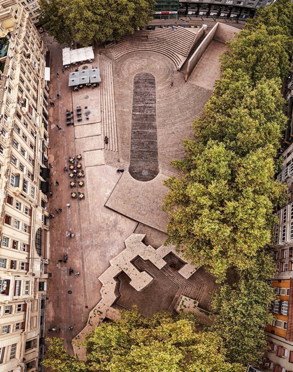 Foruen plaza, goitik ikusita. ANDONI GAZTELUA