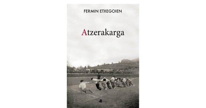 'Atzerakarga' liburuaren azala.
