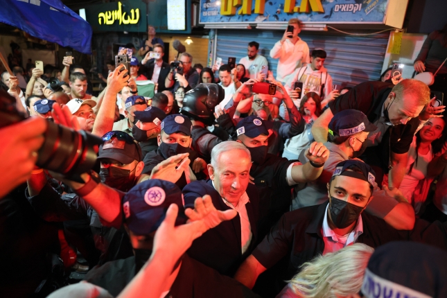 Benjamin Netanyahu Israelgo lehen ministroa asteon, Jerusalemen. ABIR SULTAN / EFE Benjamin Netanyahu Israelgo lehen ministroa asteon, Jerusalemen. ABIR SULTAN / EFE