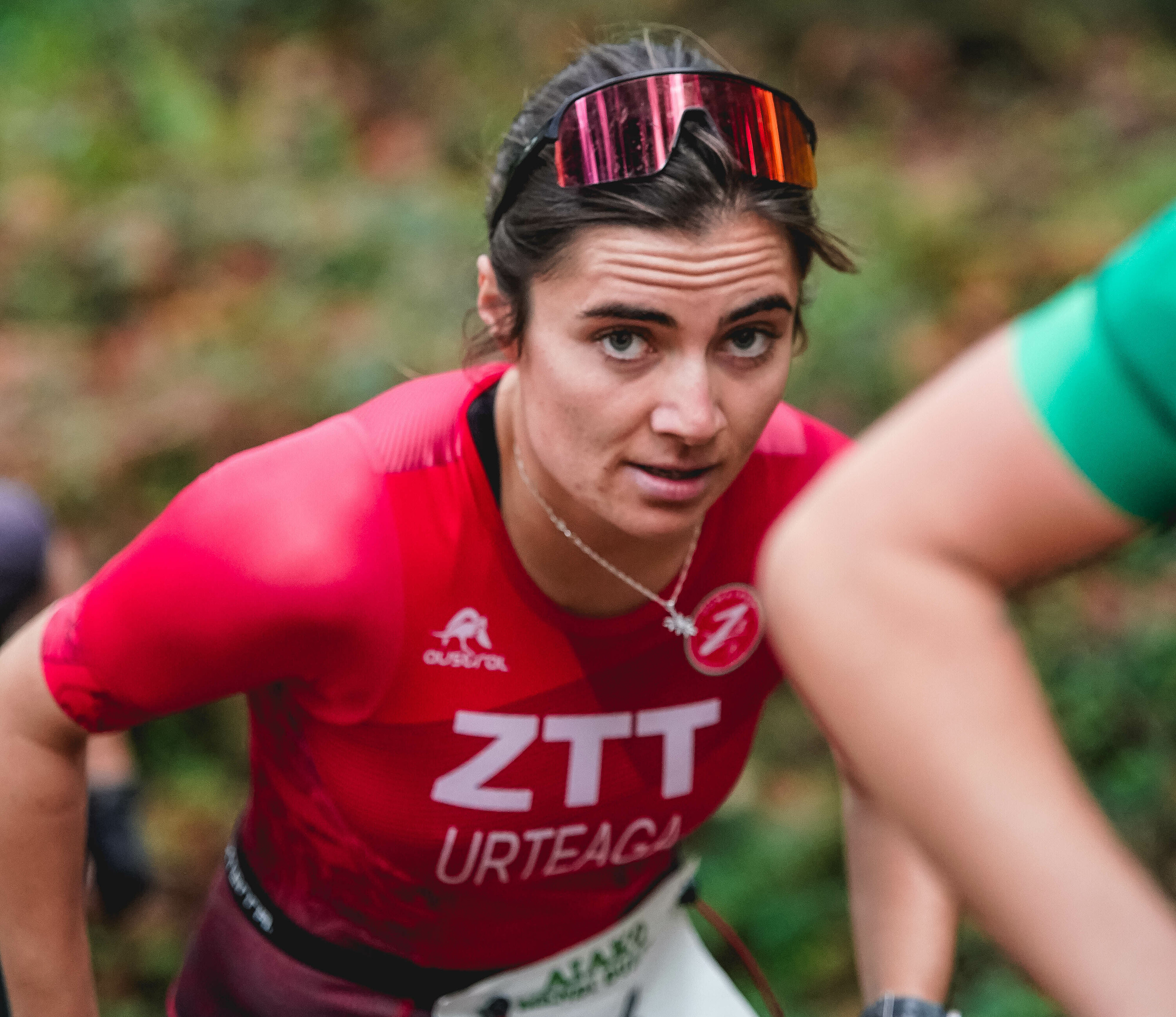 Ainhoa Urteaga triatloilaria Aiako mendi duatloian