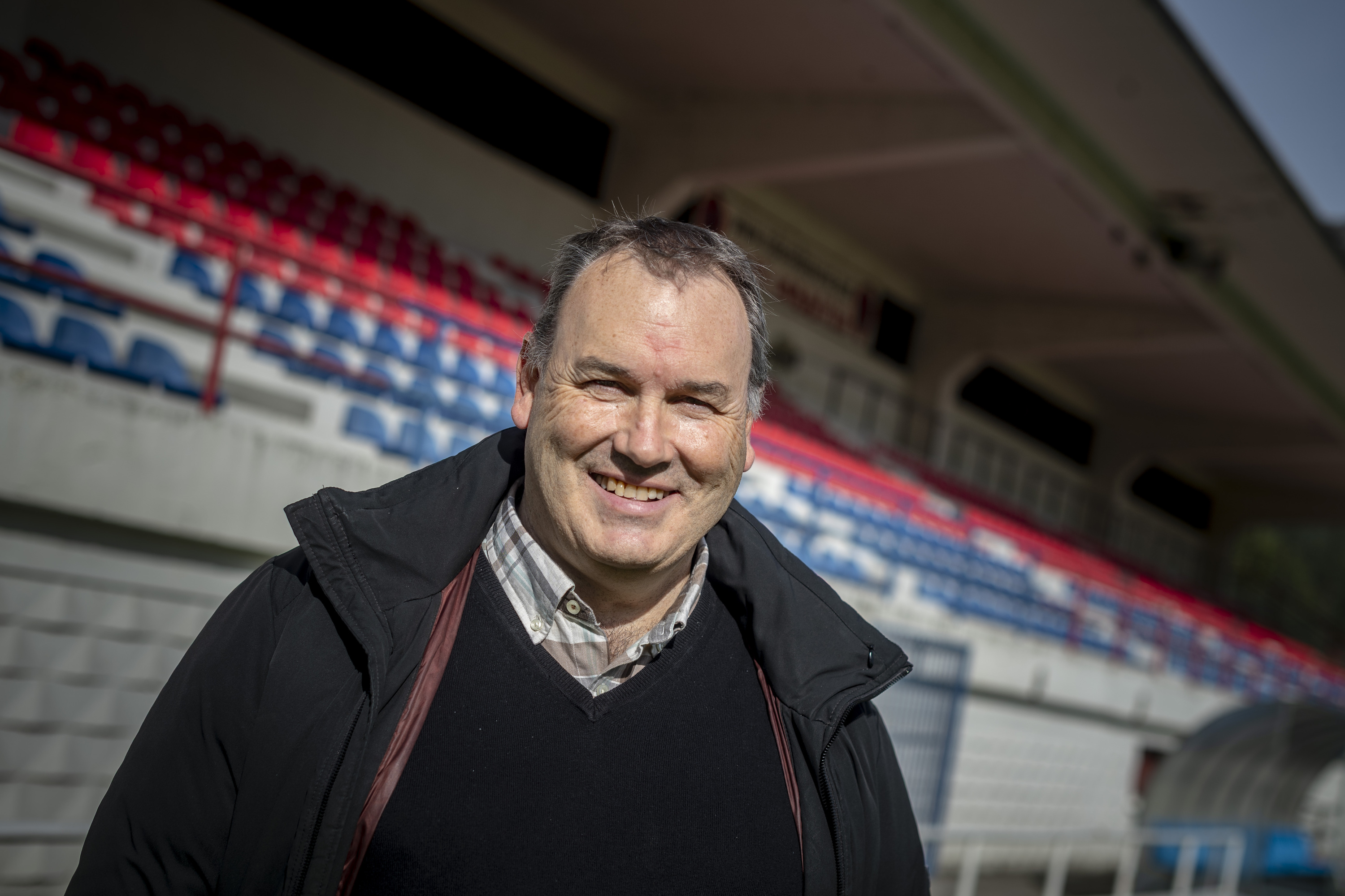 Josu Juaristi, Anaitasuna futbol taldeko kirol zuzendaria. JAIZKI FONTANEDA / FOKU