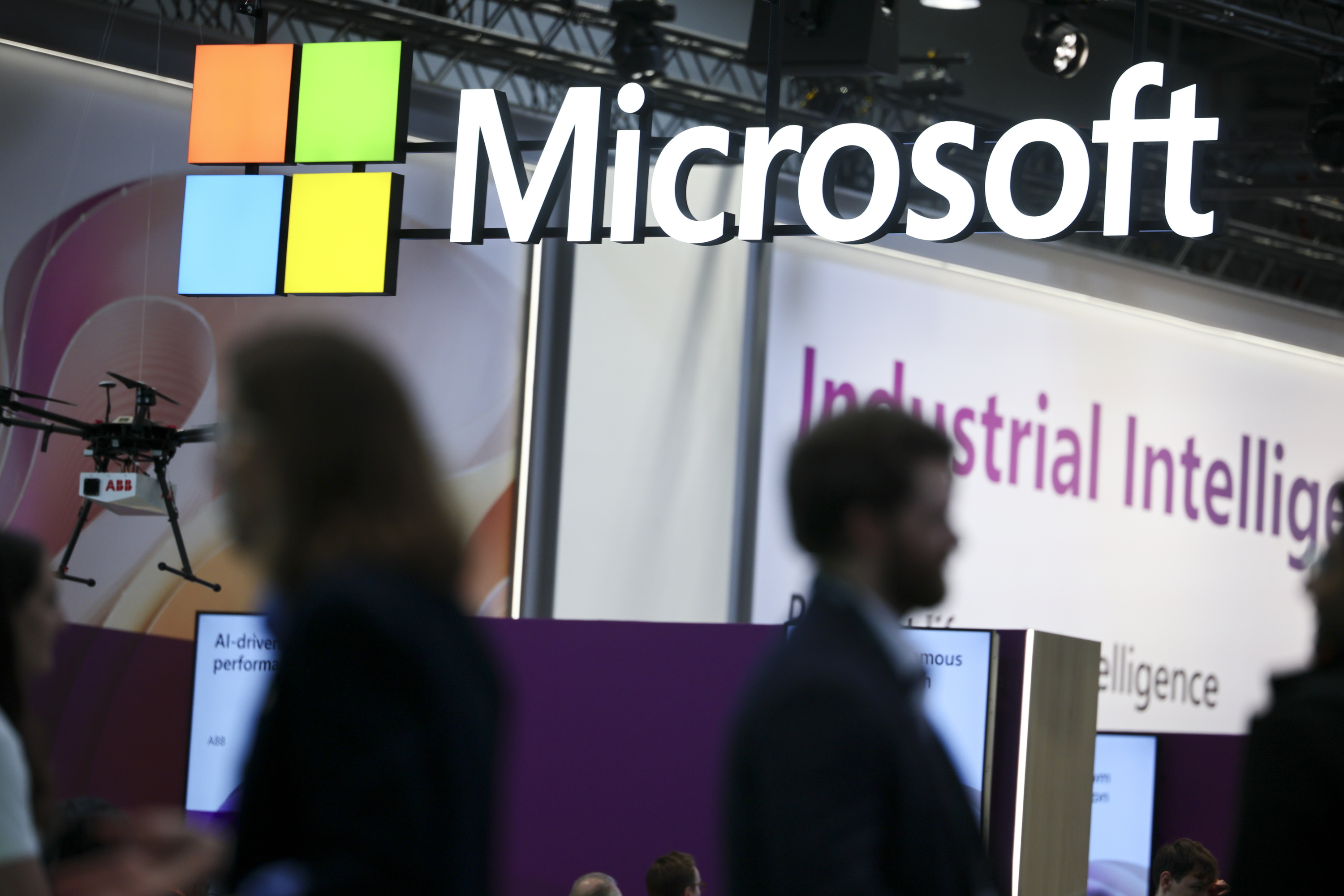 Microsoften irudia, artxiboko irudi batean. HANNIBAL HANSCHKE / EFE