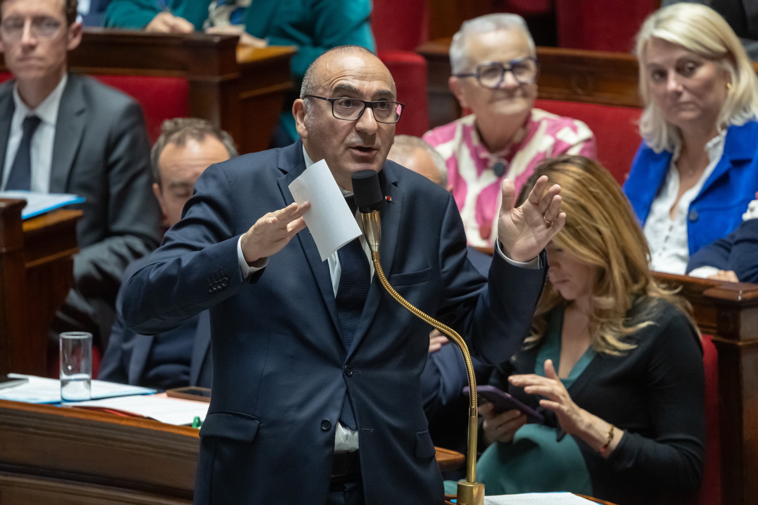 Laurent Nuñez Frantziako Barne ministroa, Asanblea Nazionalean, artxiboko irudi batean. CHRISTOPHE PETIT TESSON / EFE