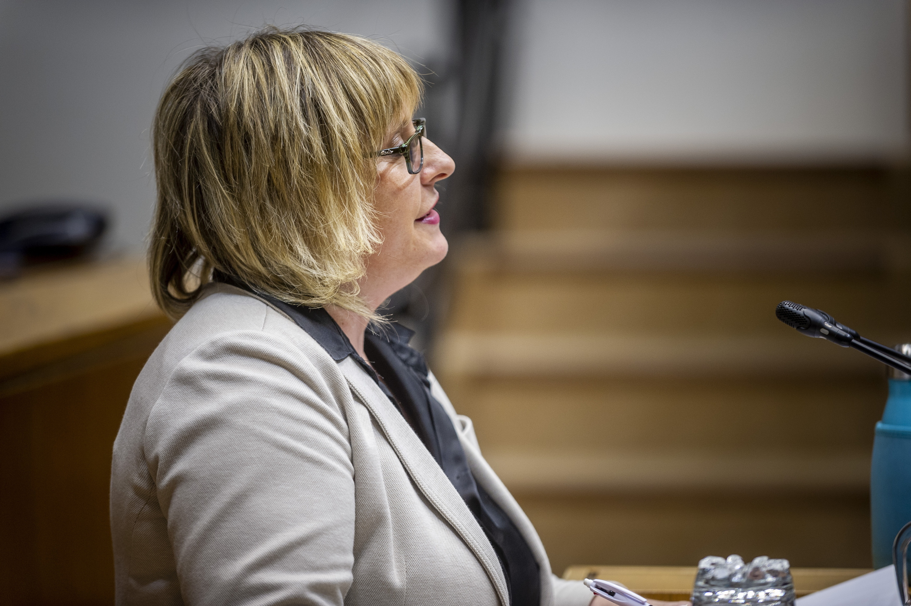 Lore Martinez Axpe EH Bilduko legebiltzarkidea, artxiboko irudi batean. JAIZKI FONTANEDA / FOKU