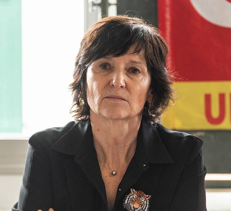 Anne-Marie Mendiburu abokatua, Baionan. NATHALIE GUIRONNET