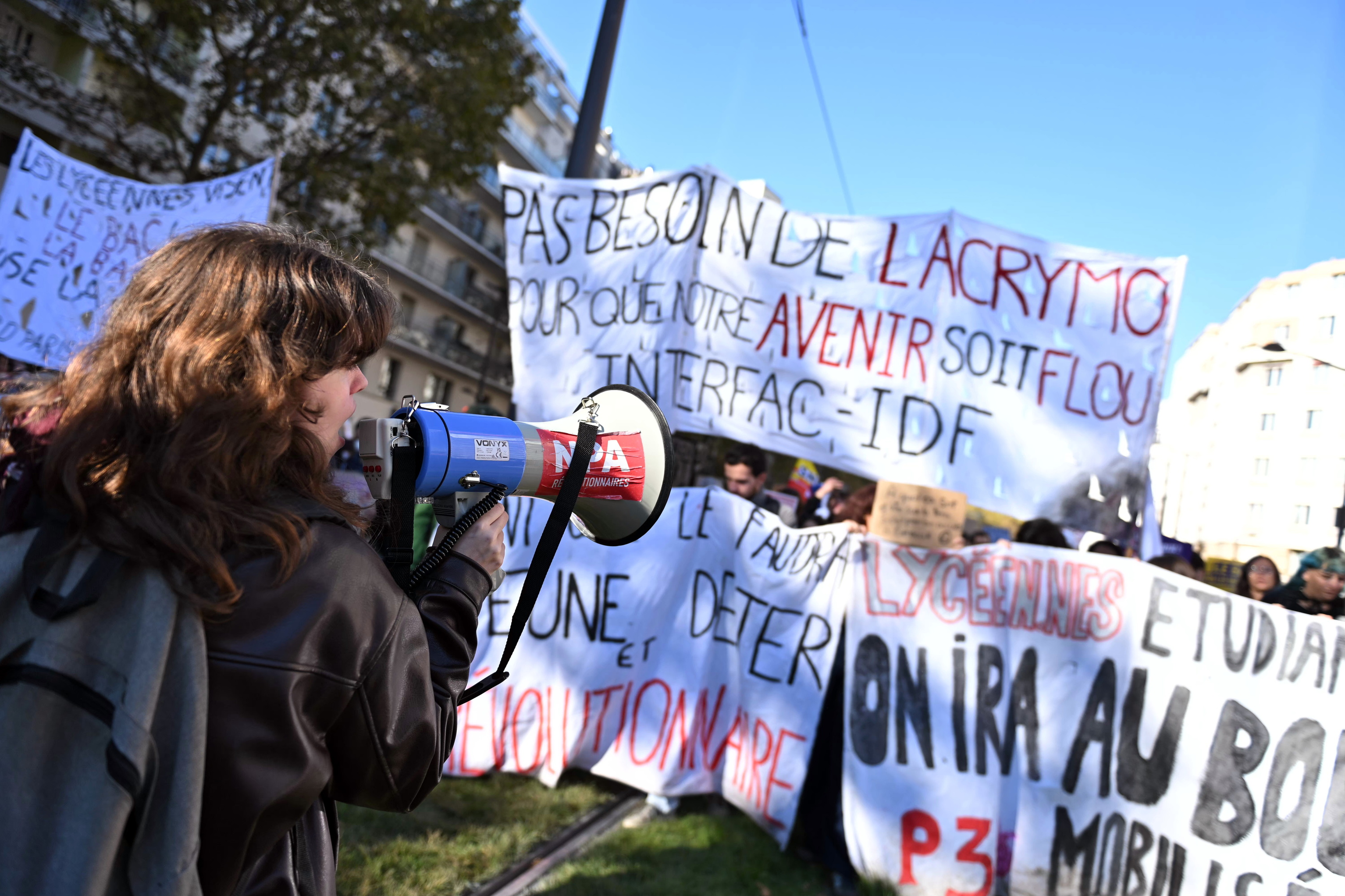 Parisen gaur egin duten mobilizazio bat. FIRAS ABDULLAH / EFE