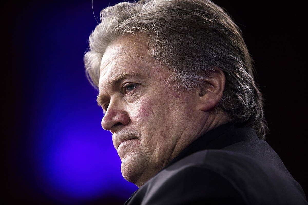 Bannon, artxiboko irudi batean. JIM LO SCALZO / EFE