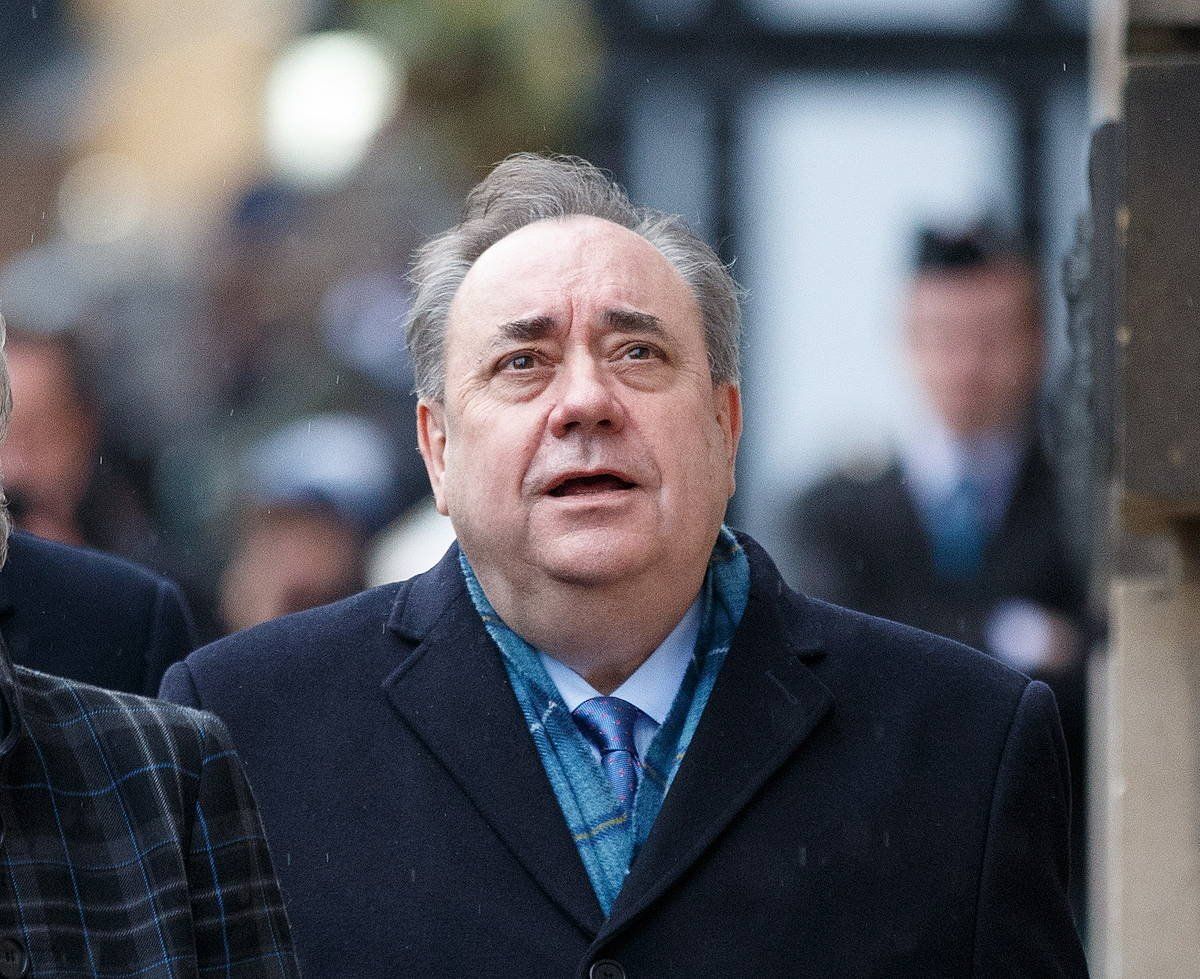 Alex Salmond Eskoziako lehen ministro ohia, iragan martxoan, Auzitegi Nagusiak absolbitu ostean. ROBERT PERRY / EFE