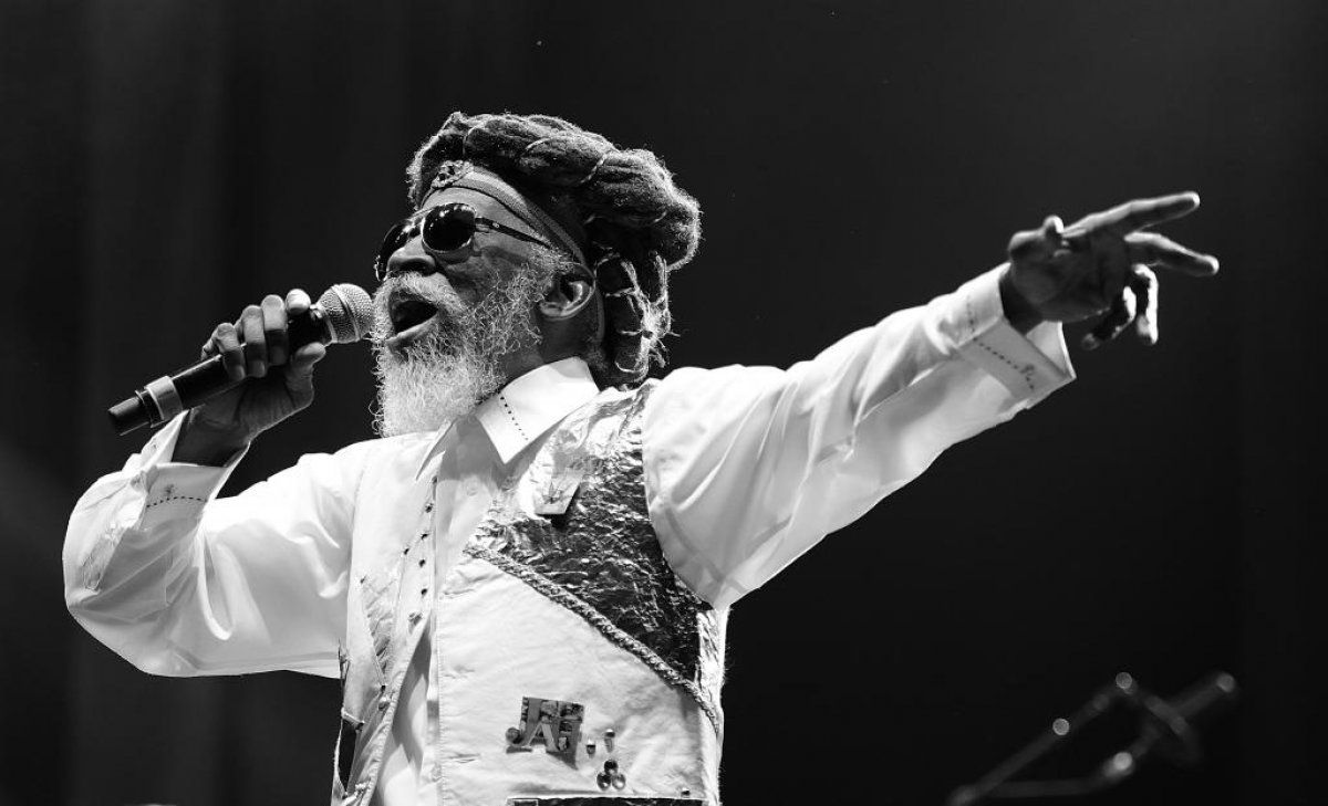 Bunny Wailer musikaria, 2014an emandako kontzertu batean.